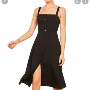permission reformation dress size 12 black